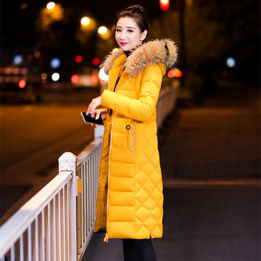 Down Jacket Winter Woman's Cotton clothing Woman's Winter Long Sleeve Warm Jacket Fashion Large size