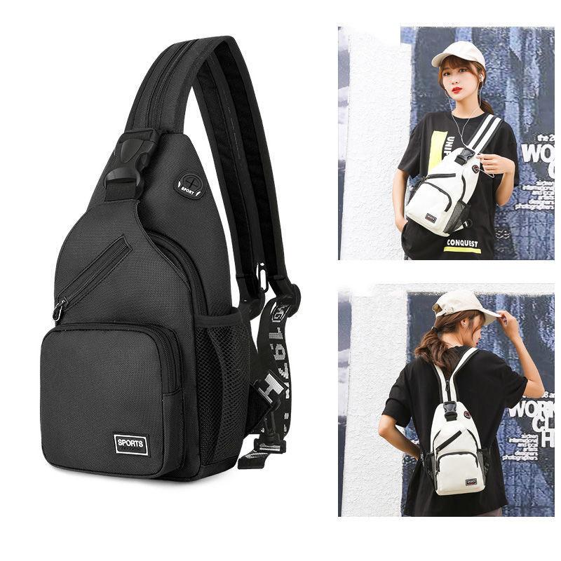 Unisex Sling Bag Men Women Shoulder Bag Home Supplies Crossbody Chest Bag for Gift Outdoor Sports Slung Riding Bag Waterproof Travel