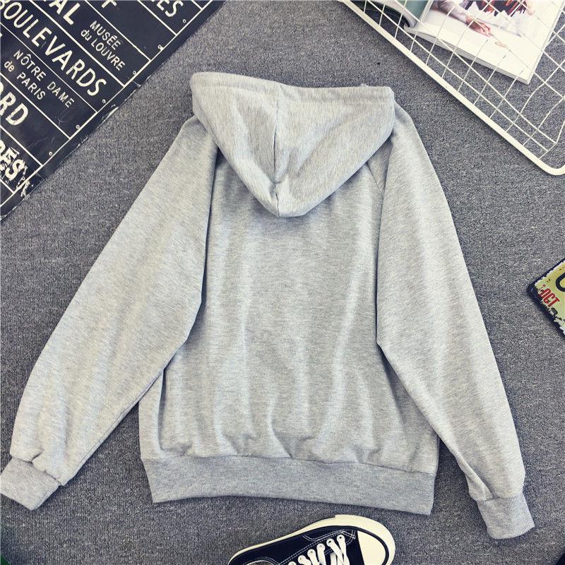 Sweater men's sweatshirt trend wild large size long-sleeved hooded jacket autumn and winter cotton