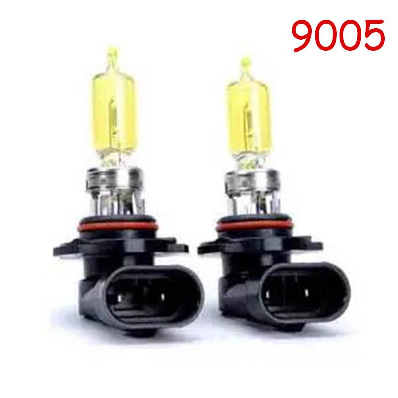 2pcs H1 H3 H4 H7 9005 9006 100W Xenon Halogen Car Headlight Bulbs Super Bright Auto Lamp 12V Headlamp 5000K Yellow Car Front Headlight Lighting