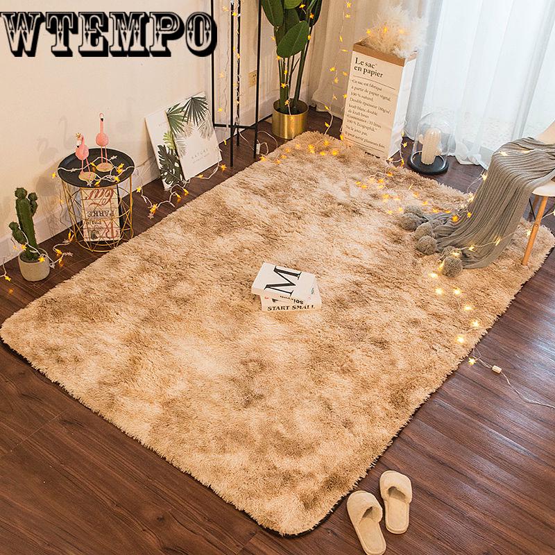 Soft mat coffee table mat thick plush carpet non-slip carpet living room carpet bedroom blanket