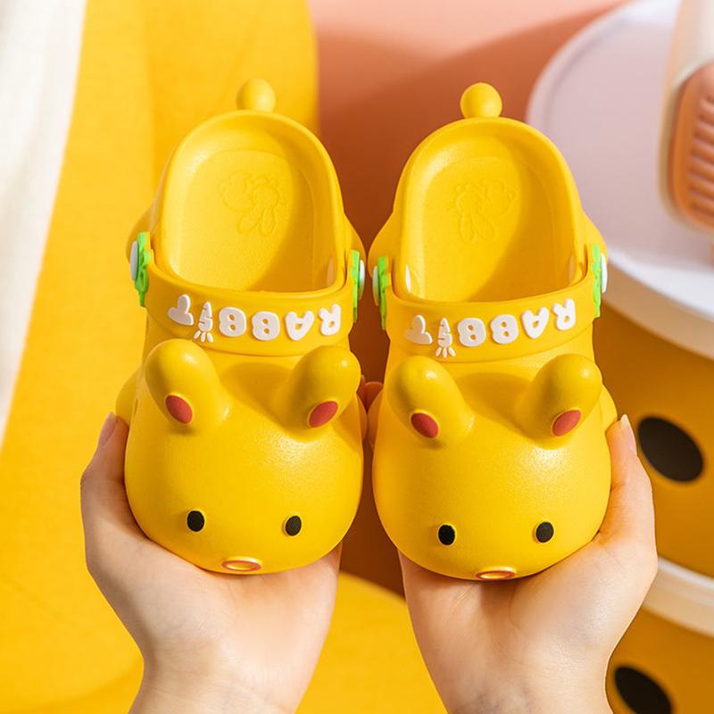 Children's Slippers Summer Girls Boys Home Baby Slippers Cute Thick-soled Non-slip Children's Parent-child Slippers