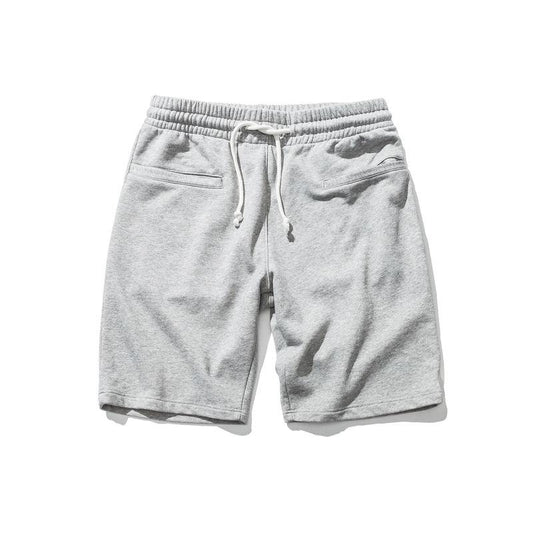 Summer Men's Retro Sports Shorts Loose Beach Pants Trendy Knitted Five-point Pants