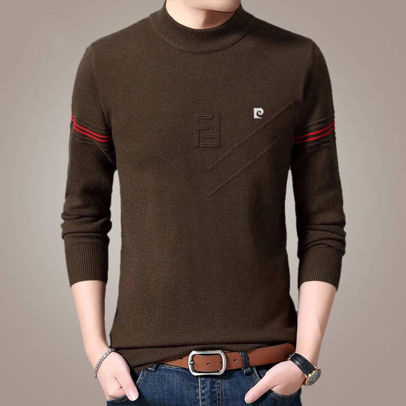 2019 Autumn Casual Men's Sweater Slim Fit Knittwear Mens Sweaters Pullovers Pullover Men Pull Homme