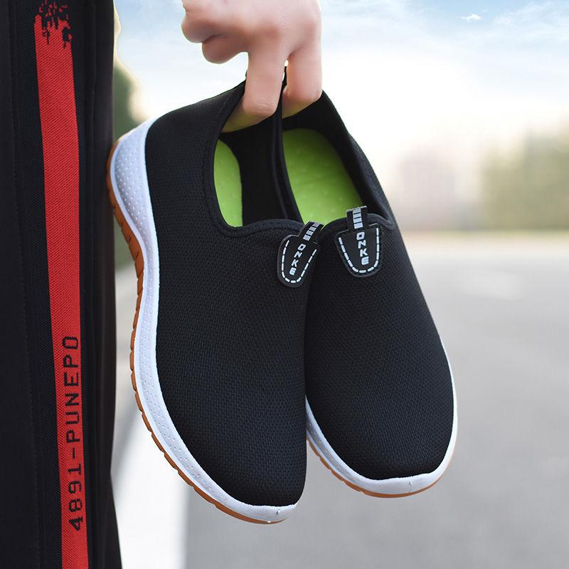 Summer Tendon Sole Cloth Shoes Non-slip Wear-resistant Casual Shoes All-match Breathable Driving Shoes