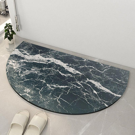 Diacalite Semicircular Bathroom Water Absorbent Pad Foot Pad Home Quick-drying Room Anti-slip Pad Door Entry Soft Mat 40*60cm/50*80cm