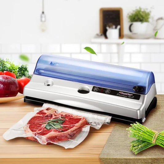 Best Food Vacuum Sealer 220V/110V Automatic Commercial Household Food Vacuum Sealer Packaging Machine Include 10Pcs Bags