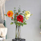 Artificial Flower Artificial Flower Silk Flower Single Dahlia Bouquet Table Floral Home Living Room Decoration Ornaments