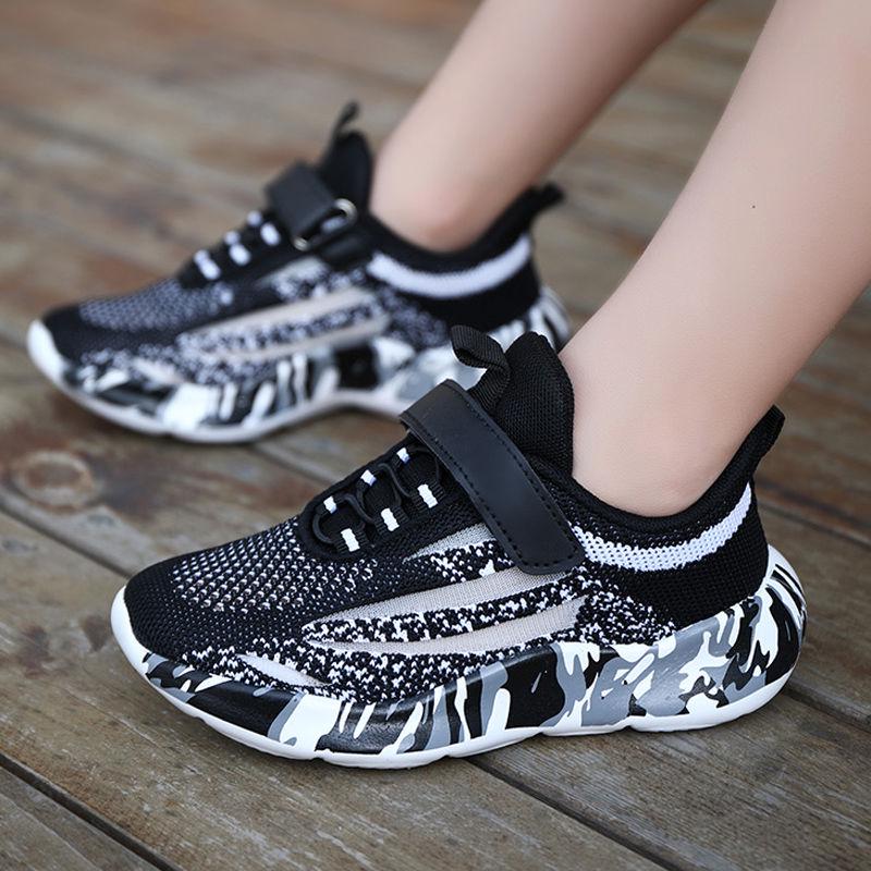 Kids Sport Shoes for Boys Girls Running Shoes Fashion Sneakers Breathable Mesh Children's Tennis Trainers Shoes for Teens