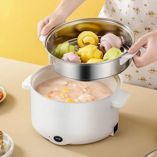 Electric Cooker Household Dormitory Pot Multifunctional Integrated Electric Wok Electric Skillet Cooking Electric Cooker Non-stick Pan