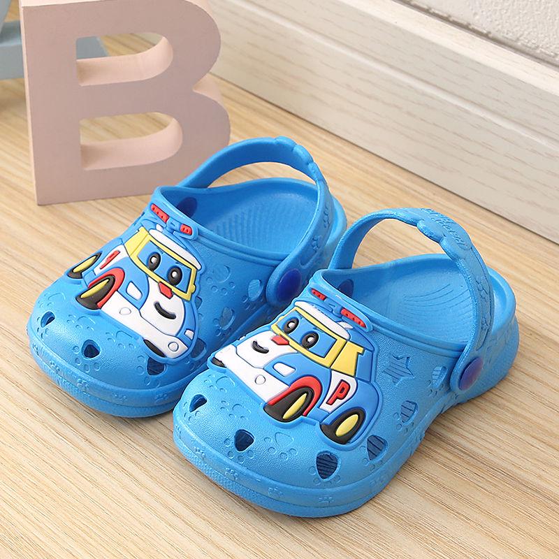 Car Children's Hole Shoes Baby Sandals and Slippers Children's Slippers Boys and Girls