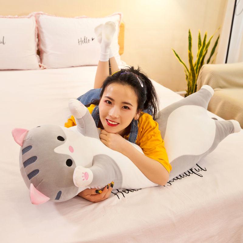 Cute Cat Doll Pillow Soft Plush Toy Children's Birthday Gift Doll Lovely Cat Kids Sleep Plush Doll