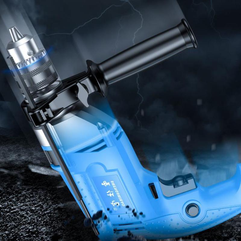 1380W Industrial Electric Drill Impact Drill Wired Electric Screwdriver Motor