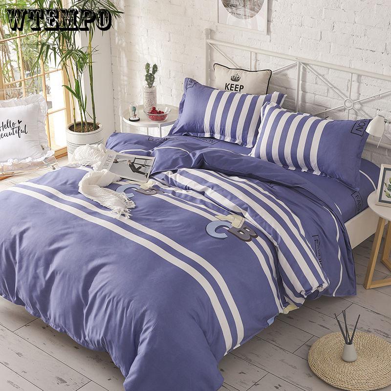 Printing Duvet Cover Sets Polyester Plain Bedding Set Reactive Printing Duvet Cover