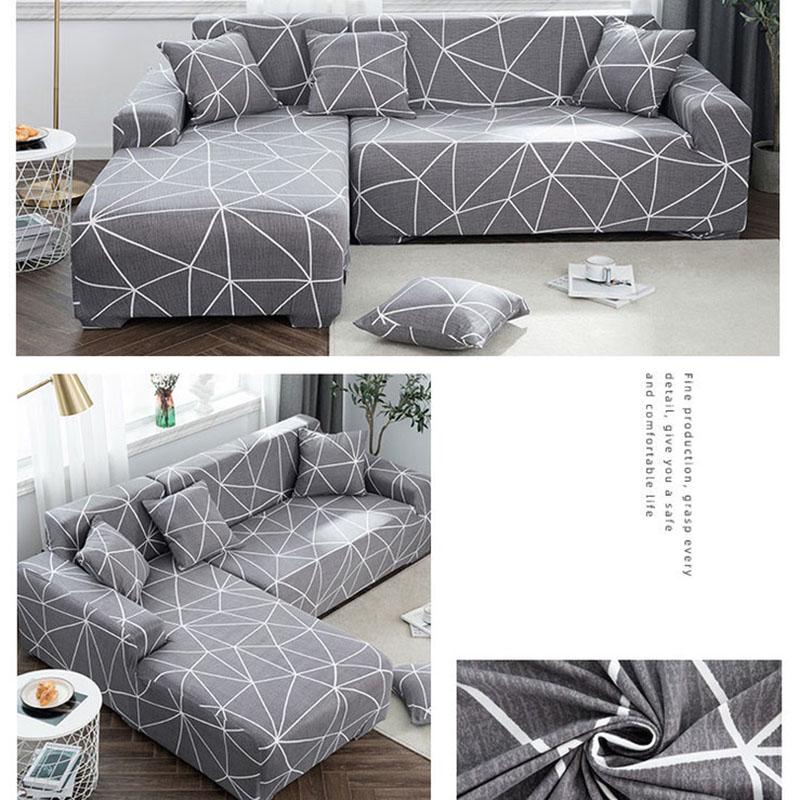 Elastic Sofa Cover Set for Living Room Slip-resistant Sofa Covers  Stretch Sofa Slipcover for 1/2/3/4 Seat Cushion Couch