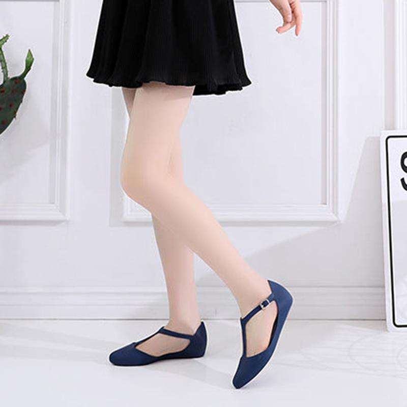 Women's Plastic Flat-bottomed Pointed Toe Closed Toe Fashion Shallow Mouth Frosted Summer and Autumn Soft Sandals Single Shoes