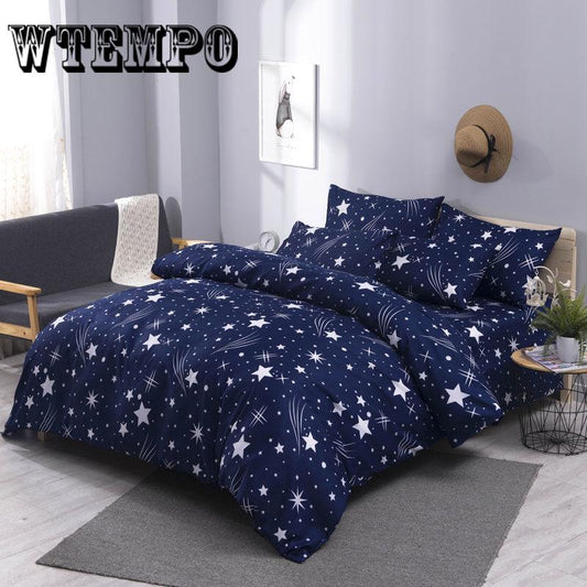 Brand Fashion Star Comforter Cover Pillowcase Duvet Cover Set Bedding Set Double Bed Size