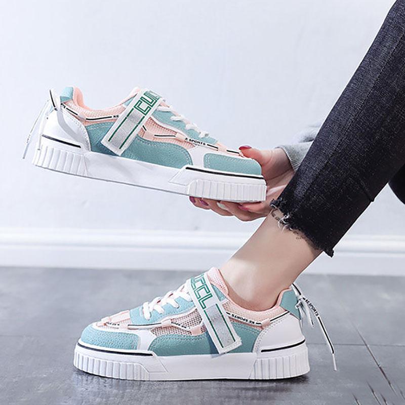 Sneakers Women's White Shoes Female Students Korean Style Hollow Casual Fashion Trendy Shoes Women