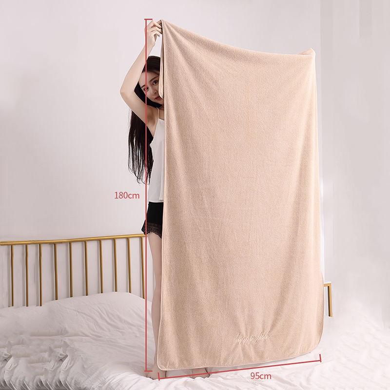 Extra Thick Bath Towel Towel Set Fabric Is Soft and Does Not Shed Hair Adult Bath and Quick-drying Household Large Size Bath Towel