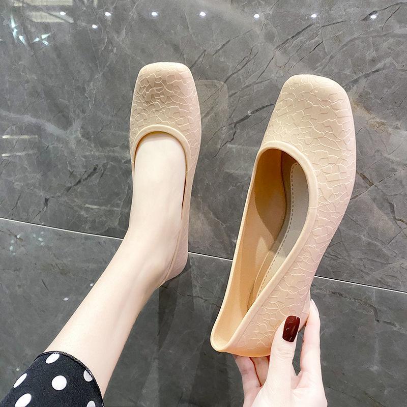 Low-cut Rain Boots Short Tube Plastic Shoes Work Waterproof Shoes Four Seasons Casual Fashion Shallow Mouth Sandals Women Summer