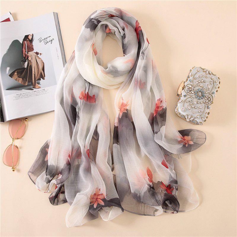 Women Scarf Printing Long Chiffon Soft Wrap Scarf Ladies Shawl Scarves Abrigos Accesorios