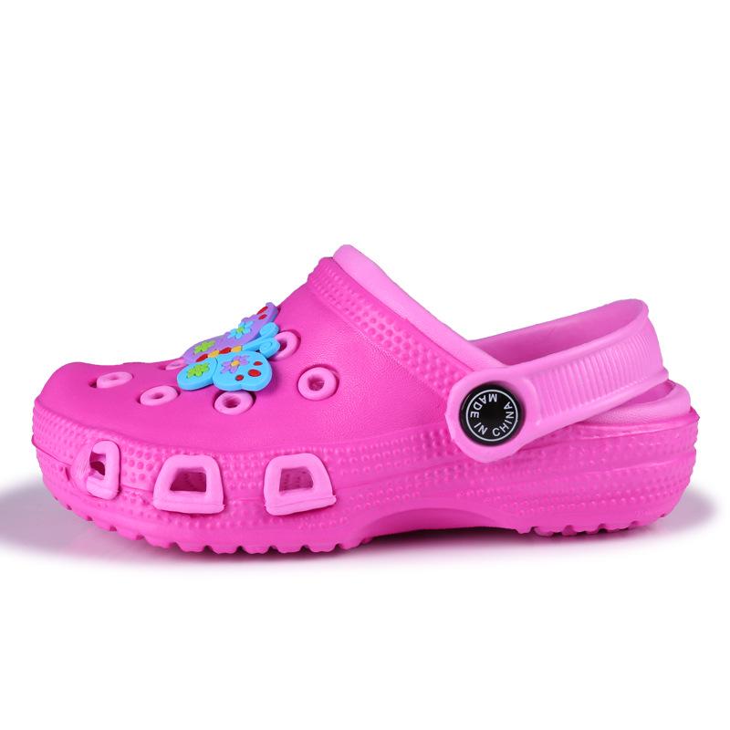 New Cute Shoe Hole Cartoon Caterpillar Children Sandals Summer Beach Shoes