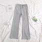 Bell Trousers Spring and Autumn Korean Women's High-waist Drape Drawstring Casual Pants Slimming Pants