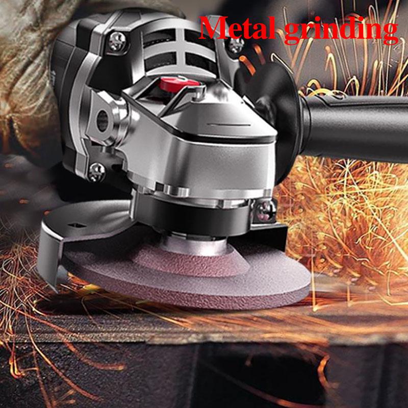 2400W Black Warrior Deluxe Wired Angle Grinder Set Cutting Machine Electric Grinder 24500RPM Handheld Polisher