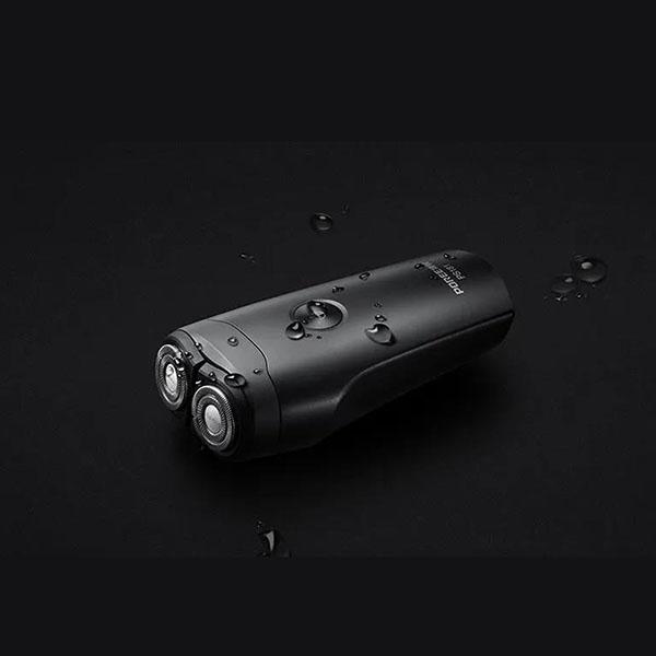 Men's Black Electric Shaver Rechargeable Razor Fully Automatic Double Head Waterproof Electric Shaver Premium Gift