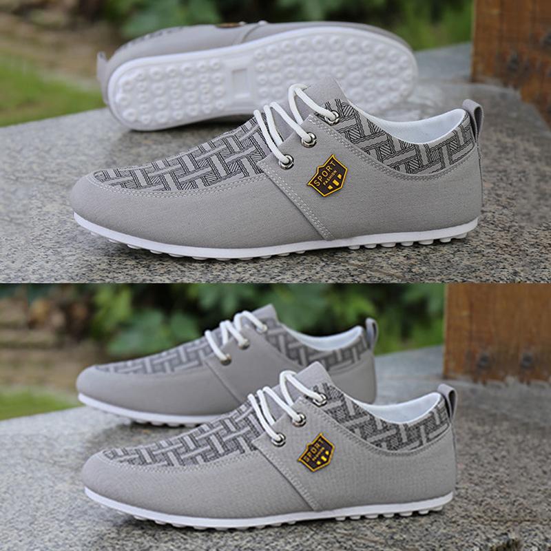 Men's Spring and Autumn Old Beijing Canvas Shoes Boys Beanie Shoes Walking Casual Sneakers