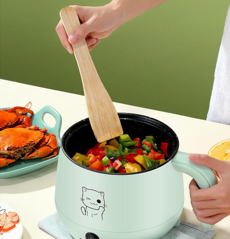 Multifunctional Pot Home Dormitory Bedroom Artifact Noodle Cooking Pot Small Mini Electric Pot Electric Boiling Pot