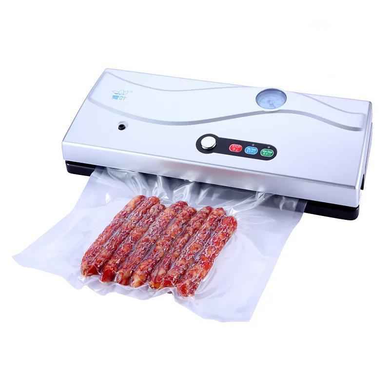 Best Food Vacuum Sealer 220V/110V Automatic Commercial Household Food Vacuum Sealer Packaging Machine Include 10Pcs Bags