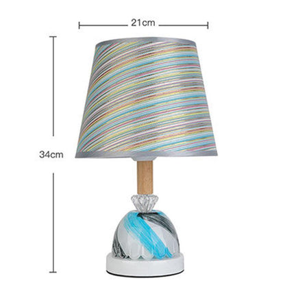 Table Lamps for Bedroom Dimmable Bedside Lamp Cloth  Lampshade LED Table Lamp Home Decor