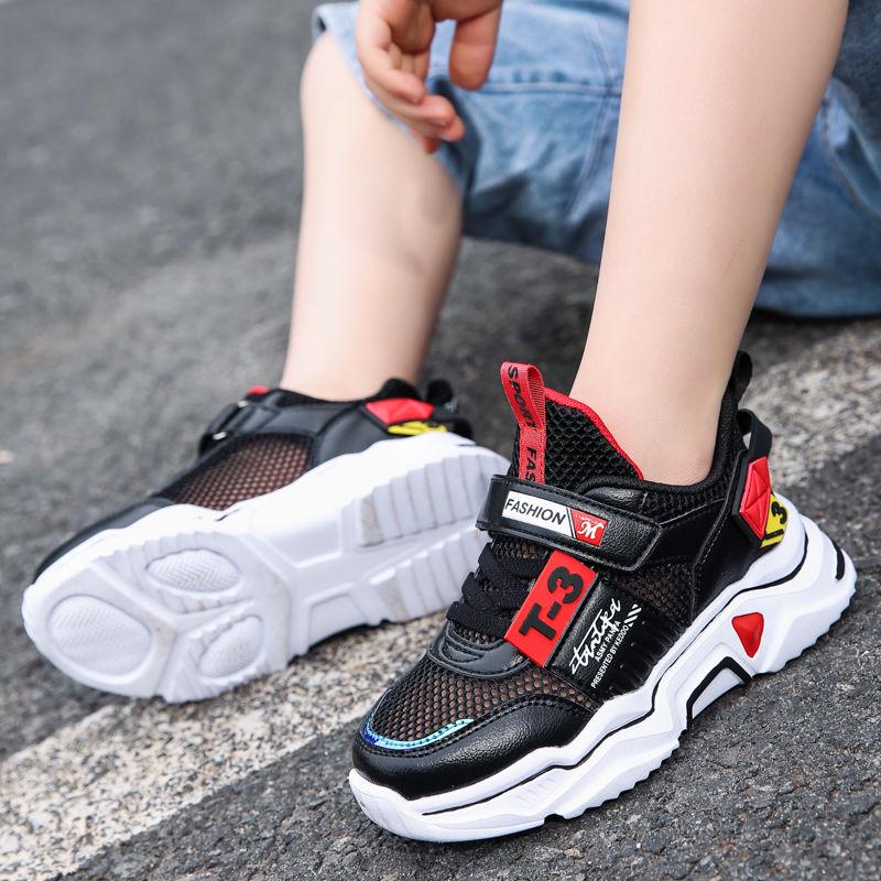 Children's Tennis Running Shoes Boys Sneakers Kindergarten Student Shoes Breathable Comfortable Boy Casual Sports Shoes Kids