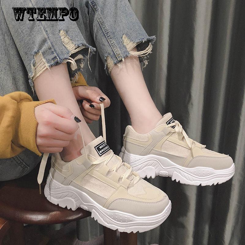 Muffin Shoes Increased Sneakers Casual Wild Shoes Female Sneakers Thick Bottom