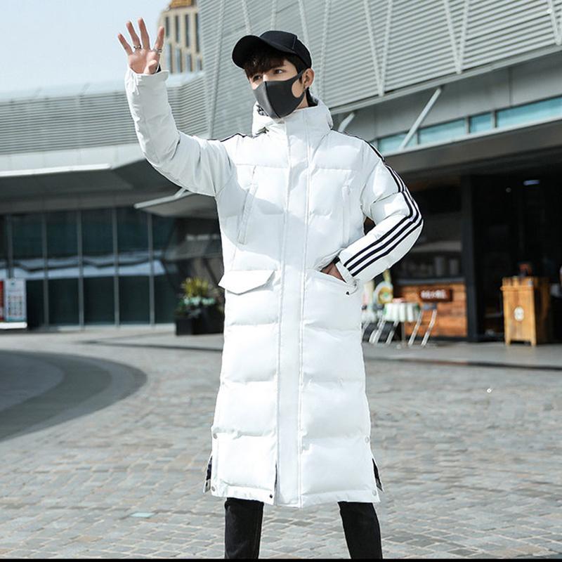 Winter Down Padded  Men's Thick Mid-length Versatile Fashion Padded Jacket Trend Jacket