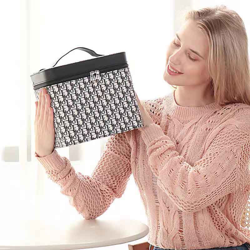 Cosmetic Bag Fashion Multifunctional Portable Cosmetic Storage Box Multi-layer Travel Storage Box