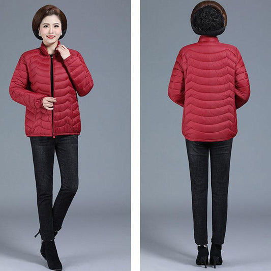 Women's winter coat Ultra Light Down Jacket White Duck Down Jacket Long Sleeve Warm Coat Parka Female Solid Portable Outwear