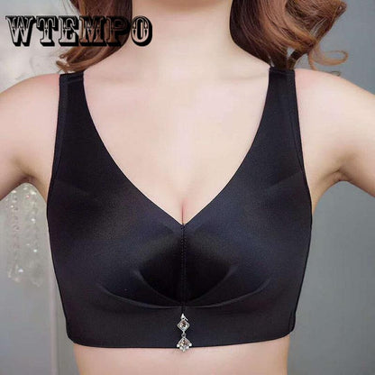 Bra No Steel Ring Underwear Lace Seamless Bra Sexy Gather Bra