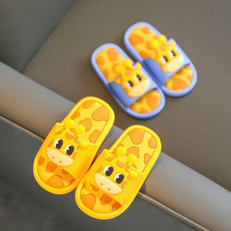 Children's Slippers Summer Boys and Girls Cute Soft-soled Non-slip Comfortable Cartoon Household Slippers