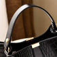 Crossbody Bag Women Crocodile Pattern Leather Anti-theft Zipper Large Capacity Bucket Shoulder Bag