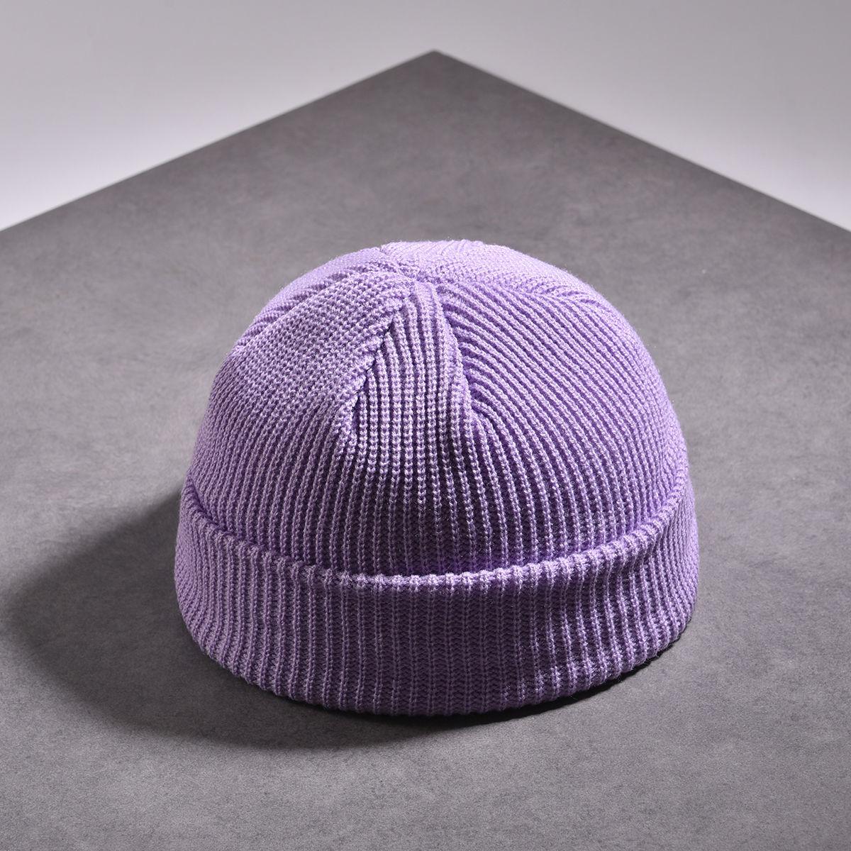 Knitted Hat Ladies Summer Thin Section Autumn and Winter Woolen Hat Male Landlord Hat Tide High Street Cold Hat