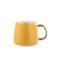 Ceramic Cup Home Milk Breakfast Cup Men's and Women's Drinking Mugs with Lids and Spoons Couple Coffee Cups