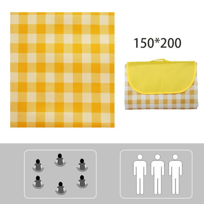 Picnic Picnic Mat Net Red Moisture-proof Mat Picnic Cloth Outdoor Portable Waterproof Picnic Lawn Mat