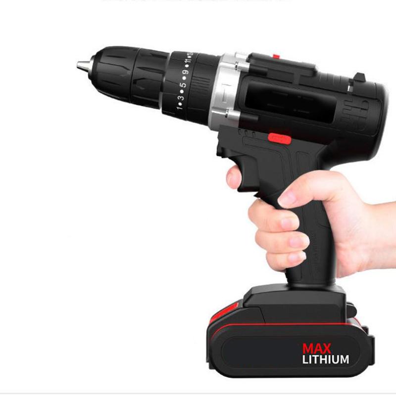 208Vf Two-speed Cordless Electric Drill Electric Screwdriver with Rechargeable Motor