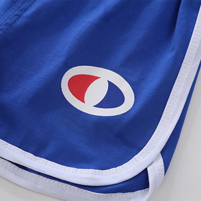 Children's Suit Summer Children's T-shirt Boys and Girls' Korean Style Set Sports Short Sleeve Suit