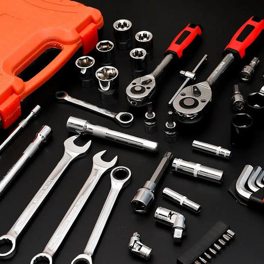 Toolbox Set Car Repair Sleeve Full Set of Combination Auto Repair Repair Wrench Ratchet Repair Motorcycle Machinery