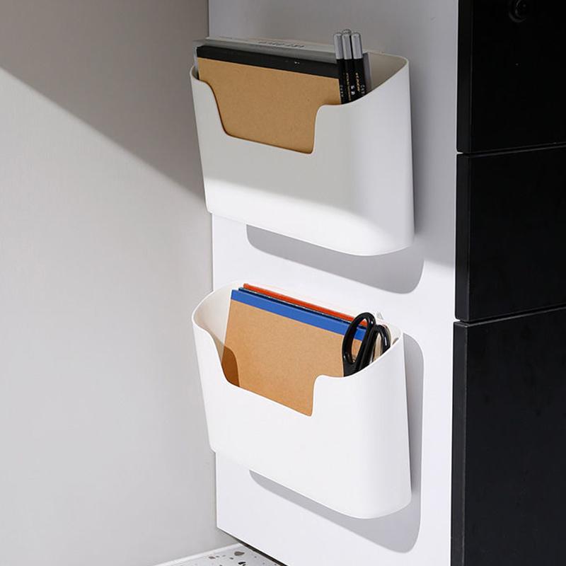 Multifunctional Hanging Rack Bathroom Cosmetics Sundry Sorting Box Cabinet Door Storage Kitchen Receiver Paste Wall Hanging Toiletry  Storage Box