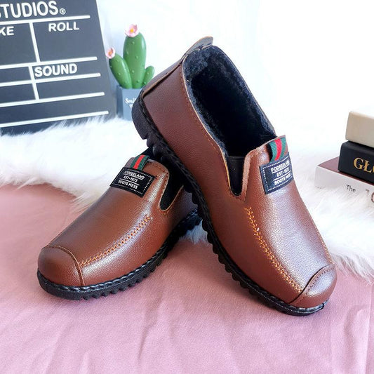 Women's Shoes Large Size Shoes Soft Soles Comfortable Casual Sports Shoes Casual Leather Shoes Non-slip Lightweight and Soft