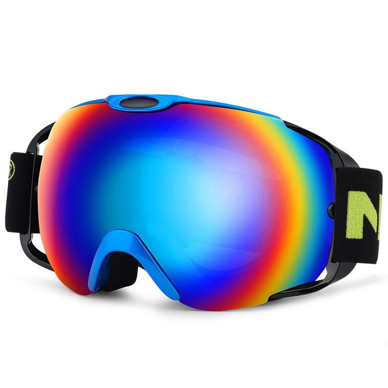 Professional Ski Goggles Anti-fog and Windproof Sports Glasses for Men and Women with Large Spherical Double-layer Cocker Myopia Ski Equipment